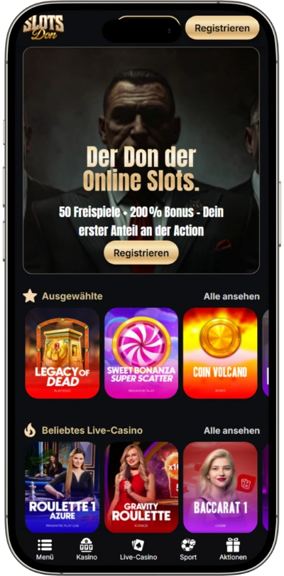 Slots Don Mobile Nutzung